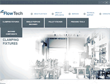 Tablet Screenshot of flowtech.cz