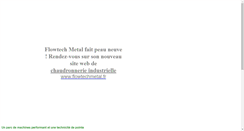 Desktop Screenshot of flowtech.fr